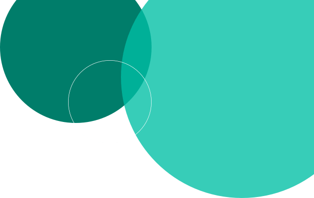 group of green circles, overlaid on top of each other